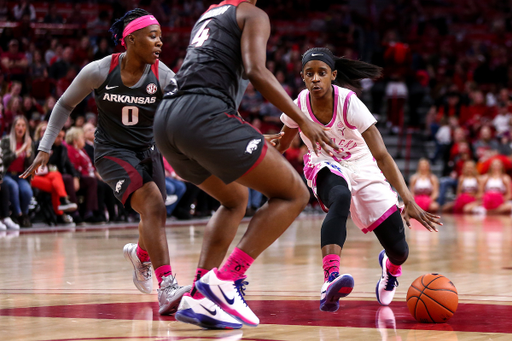 Chasity Patterson. 

Kentucky falls to Arkansas 103-85.

Photo by Eddie Justice | UK Athletics