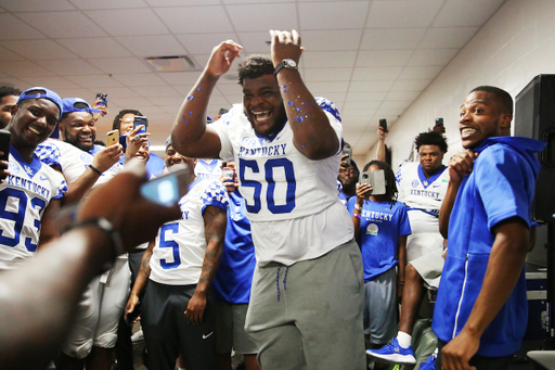 Marquan McCall
The UK Football team beat Penn State 27-24 in the Citrus Bowl. 

Photo by Britney Howard  | UK Athletics