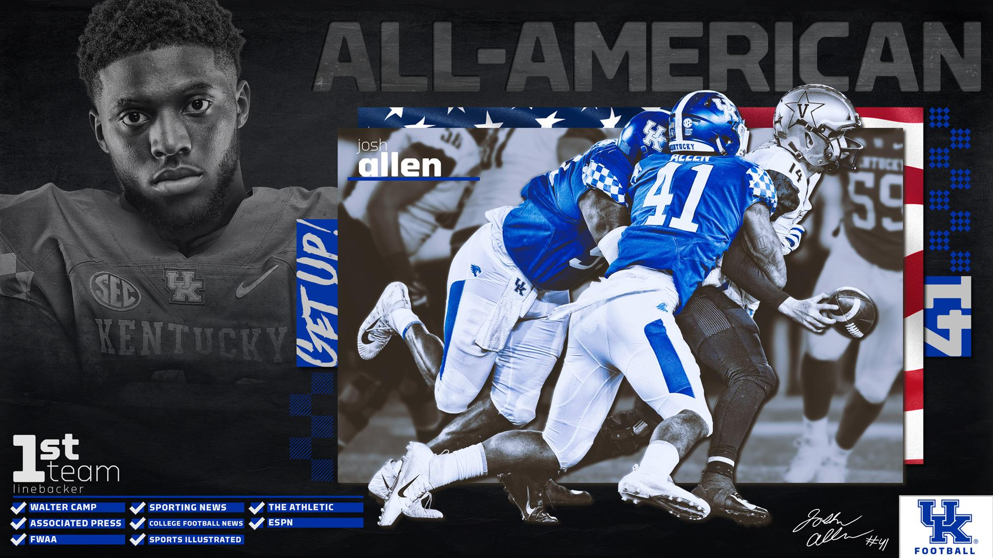 Allen a First-Team All-American by Sporting News