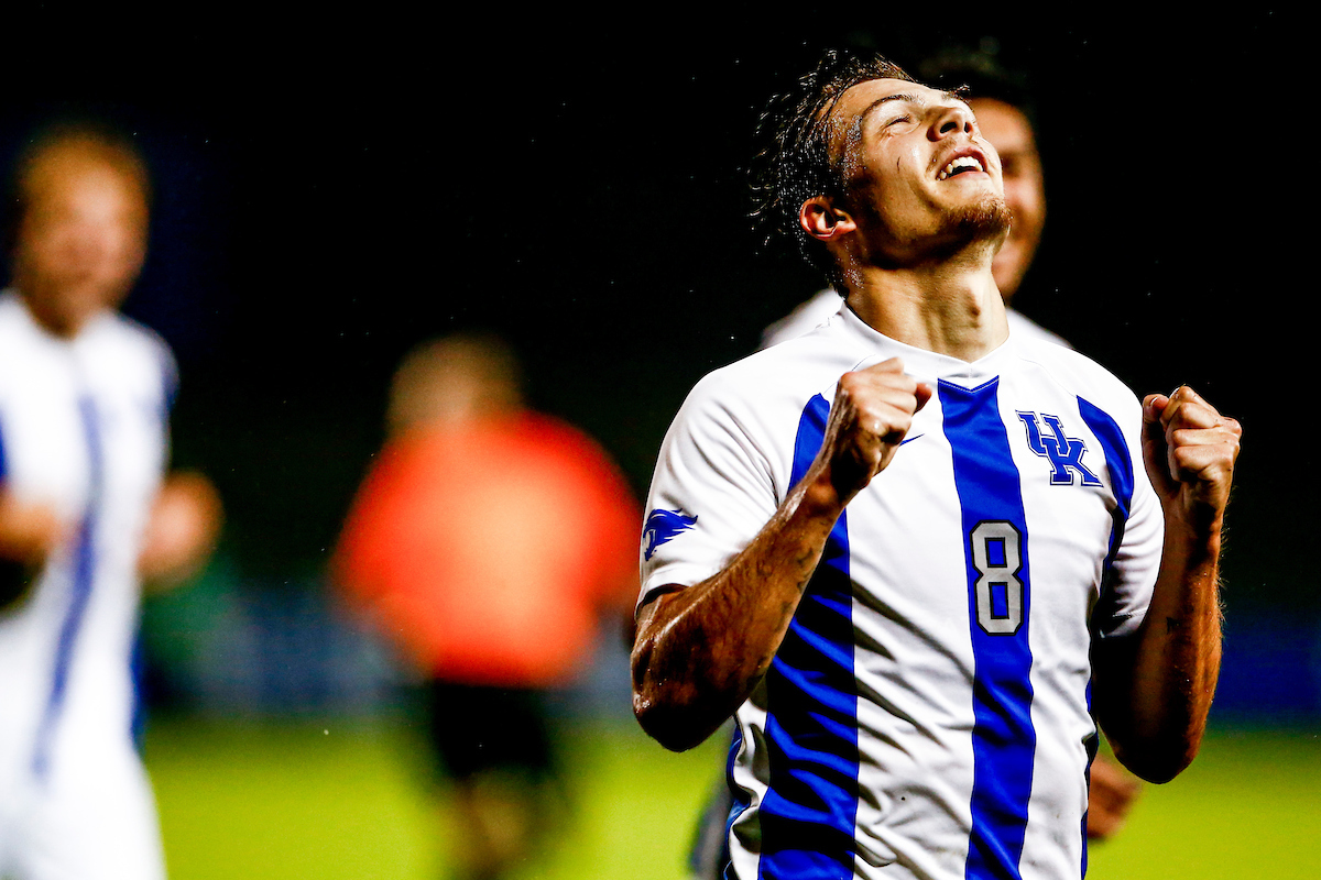 Marcel Meinzer. 

Kentucky defeats Wright State University 7-1. 

Photo by Eddie Justice | UK Athletics