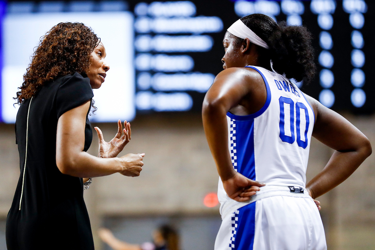 Kyra Elzy, Olivia Owens.

Kentucky beats Vanderbilt 69-65.

Photo by Grace Bradley | UK Athletics