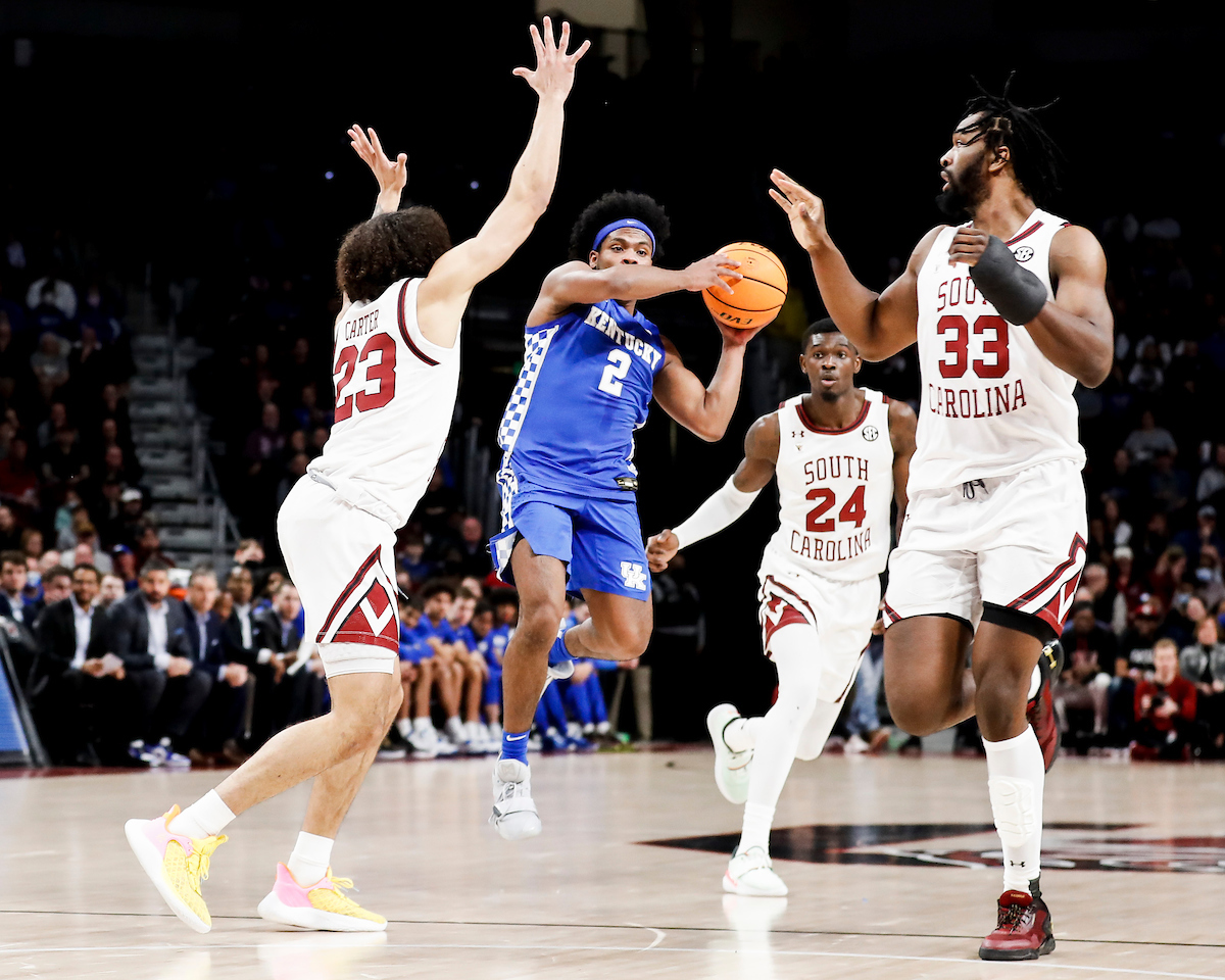 Sahvir Wheeler.

Kentucky beat South Carolina 86-76.

Photos by Chet White | UK Athletics