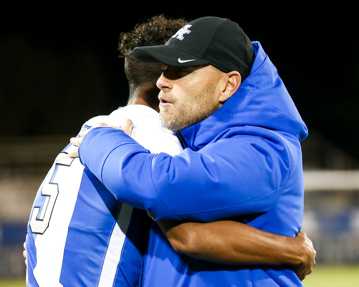 Johan Cedergren, Brock Lindow.

Kentucky MSOC Recognizes 14 Seniors.

Photo by Grace Bradley | UK Athletics