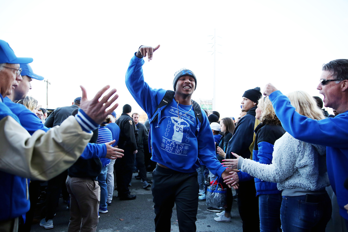 Derrick Baity

UK football beats Louisville 56-10 at Cardinal Stadium. 

Photo by Britney Howard  | UK Athletics