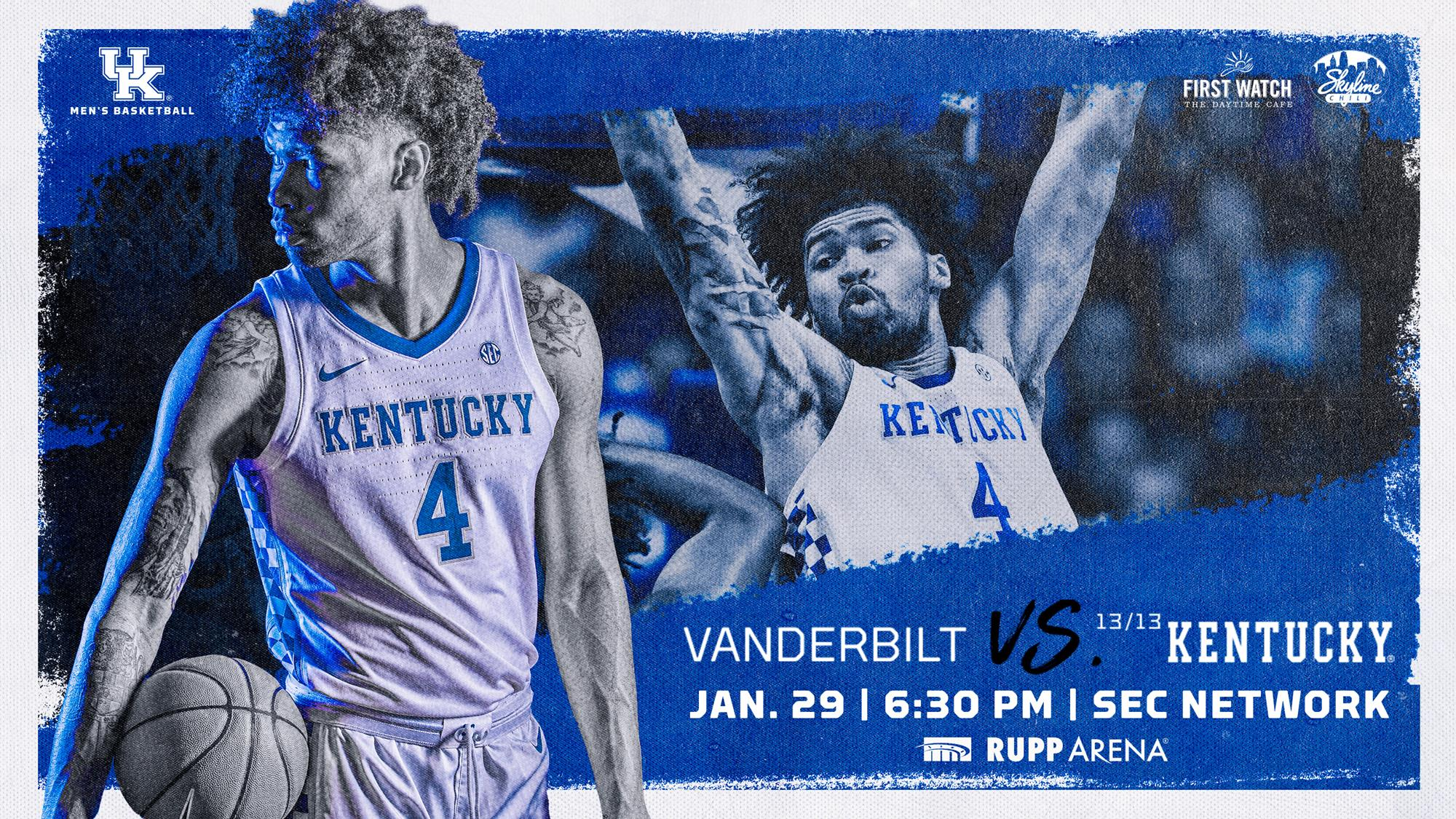 Kentucky Hosts Vanderbilt on Wednesday