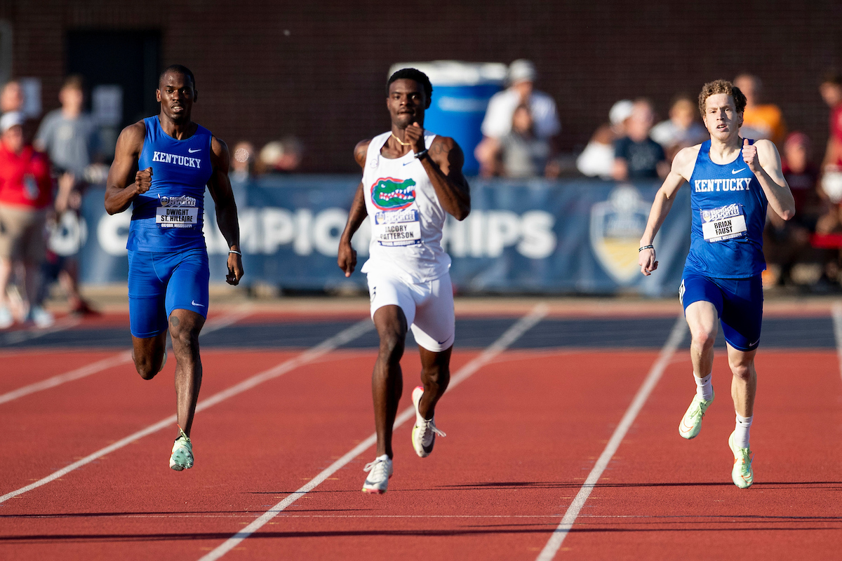 Dwight St. Hillaire. Brian Faust.

SEC Outdoor Track and Field Championships Day 3.

Photo by Chet White | UK Athletics
