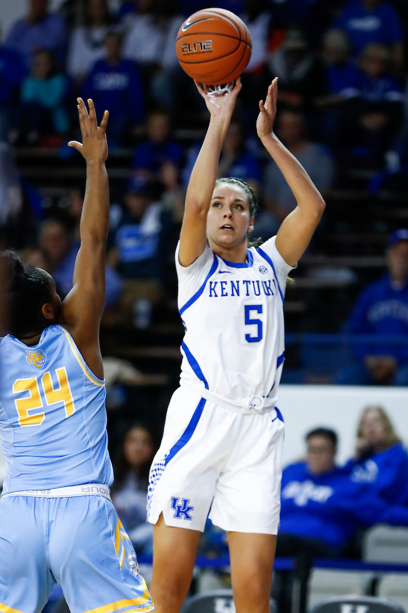 Blair Green.

UK women's basketball beat Southern 91-41.

Photo by Chet White | UK Athletics