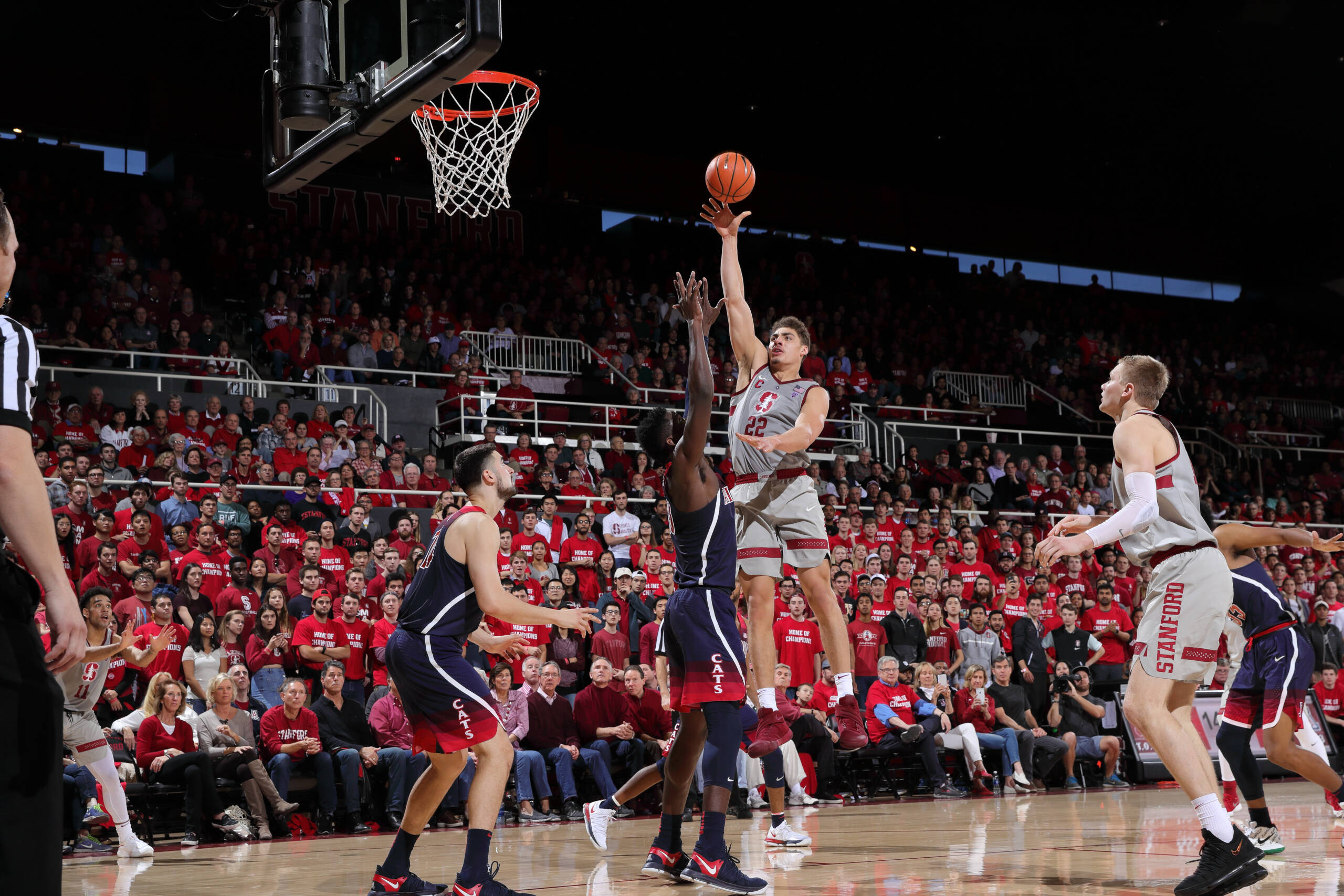 MBB: Reid Travis Photos from Standford