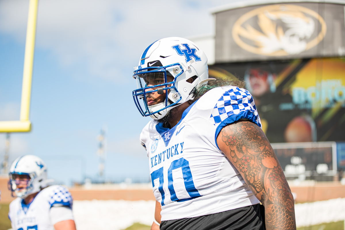 Darian Kinnard

UK falls to Missouri 20-10

Photo By Jacob Noger | UK Football