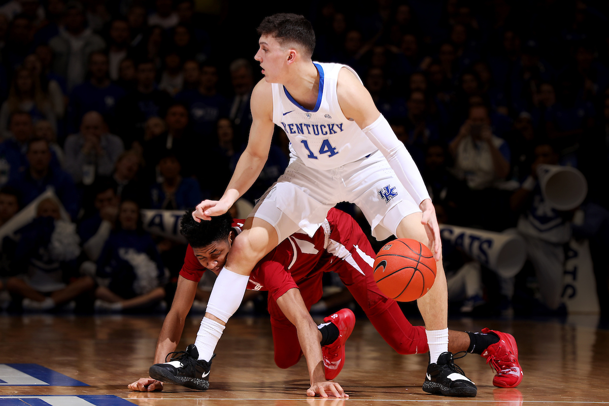 Tyler Herro.

Kentucky beat Arkansas 70-66.

Photo by Quinn Foster | UK Athletics