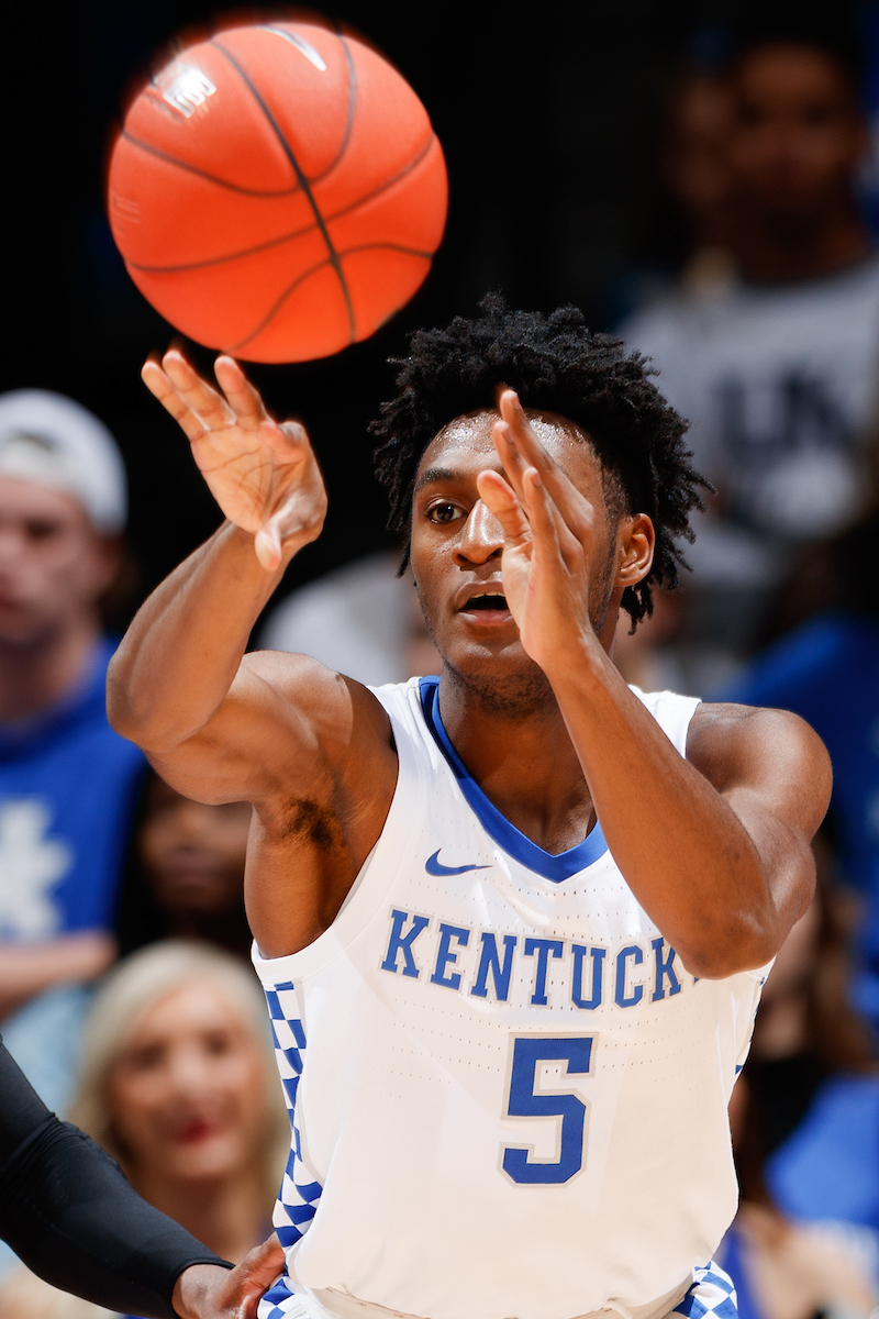 Immanuel Quickley.

Kentucky beat Fairleigh Dickinson 83-52.


Photo by Elliott Hess | UK Athletics