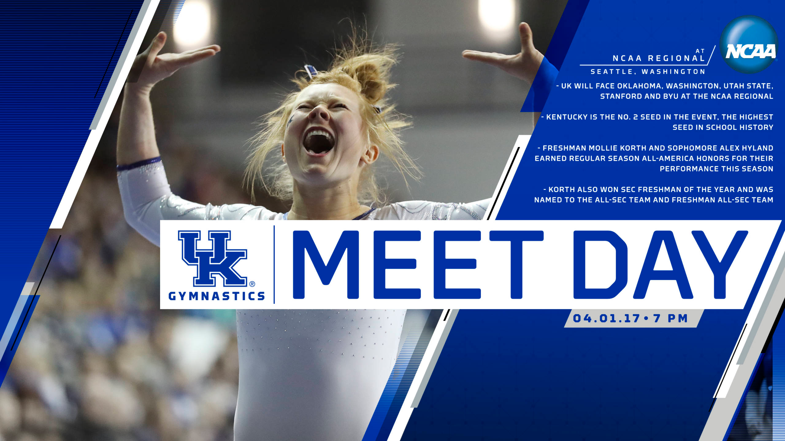 Kentucky Gymnastics Set For NCAA Seattle Regional