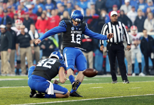 Chance Poore

Georgia beats UK 34-17.

Photo by Britney Howard | UK Athletics