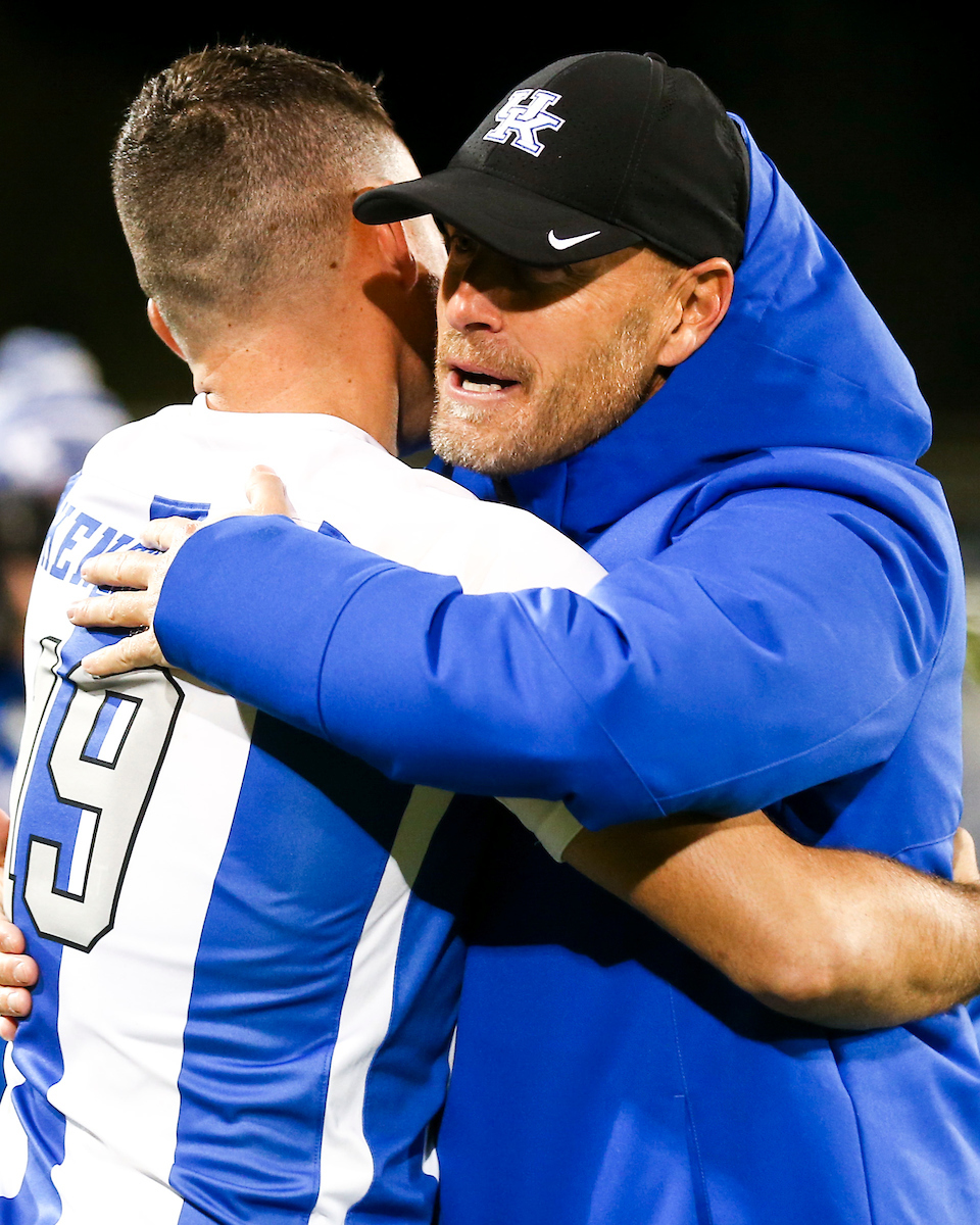Johan Cedergren, Luke Andrews.

Kentucky MSOC Recognizes 14 Seniors.

Photo by Grace Bradley | UK Athletics