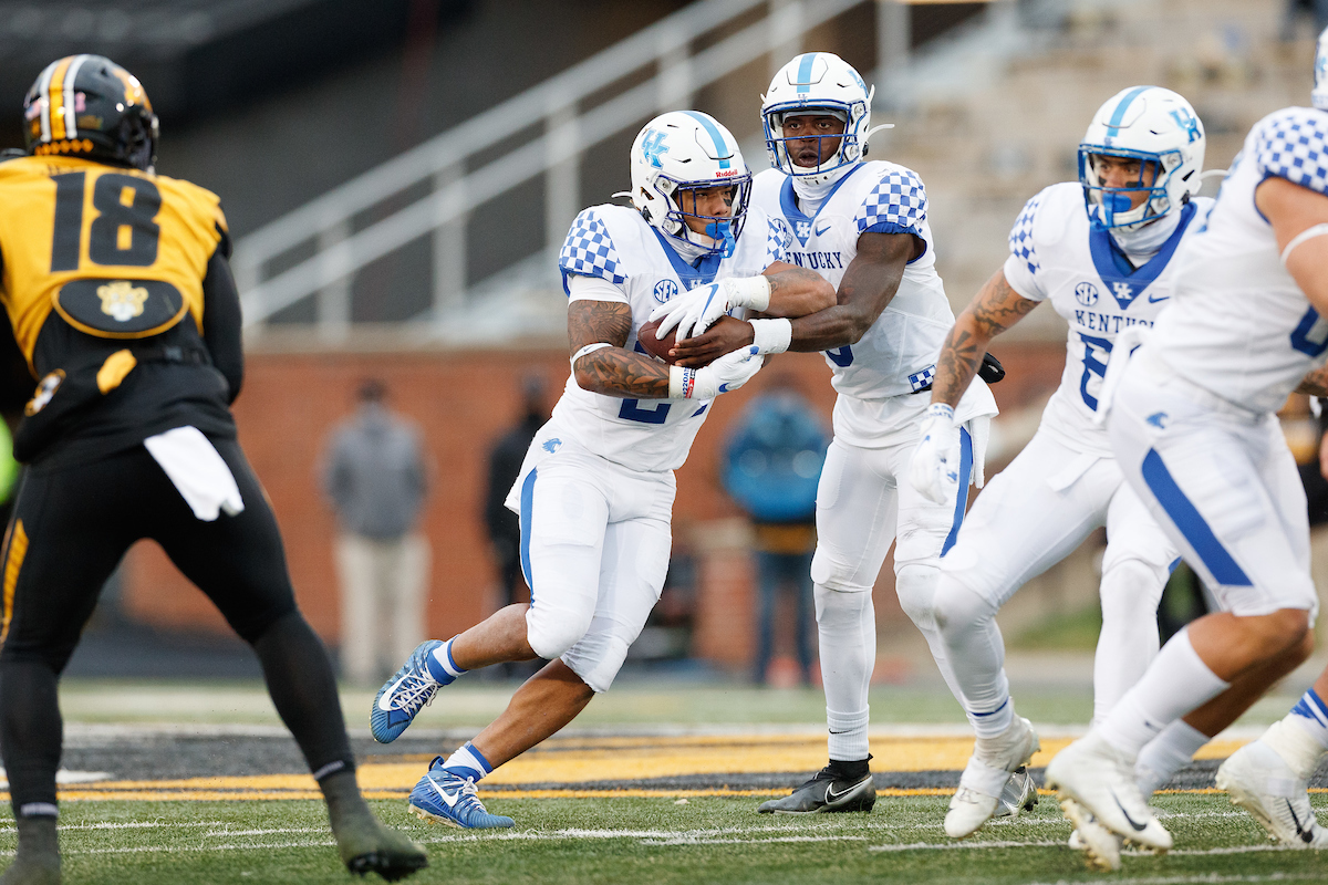 TERRY WILSON. CHRIS RODRIGUEZ JR.

UK falls to Missouri 20-10.

Photo By Elliott Hess | UK Athletics