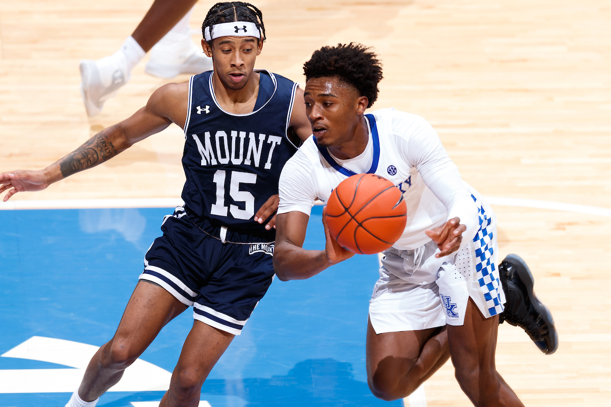 Ashton Hagans.

Kentucky beat Mount St. Mary?s 82-62.


Photo by Elliott Hess | UK Athletics