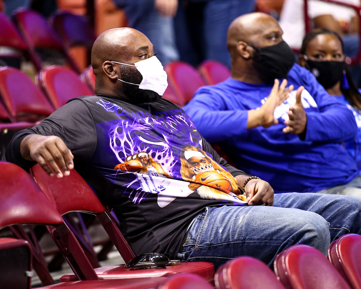 Fan. Rhyne Howard. 

Kentucky loses to Georgia 78-66 at the SEC Tournament. 

Photo by Eddie Justice | UK Athletics
