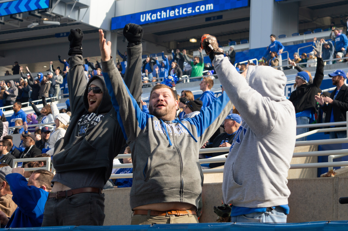 Fans. 

UK Football beat MTSU 34-23 at Kroger Field on Saturday, November 17th,2018.

Photo by Eddie Justice | UK Athletics