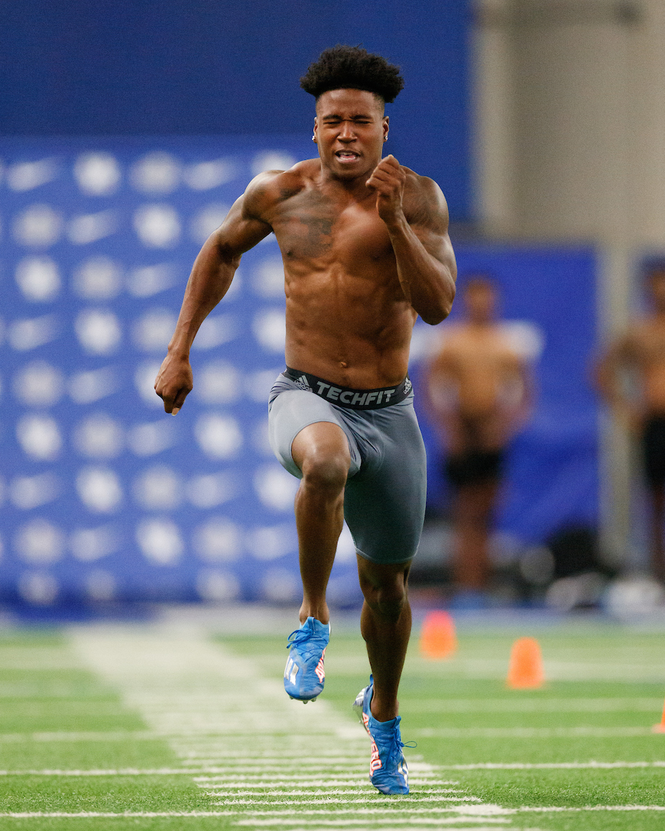 Brandin Echols.

Kentucky football Proday.

Photo by Elliott Hess | UK Athletics