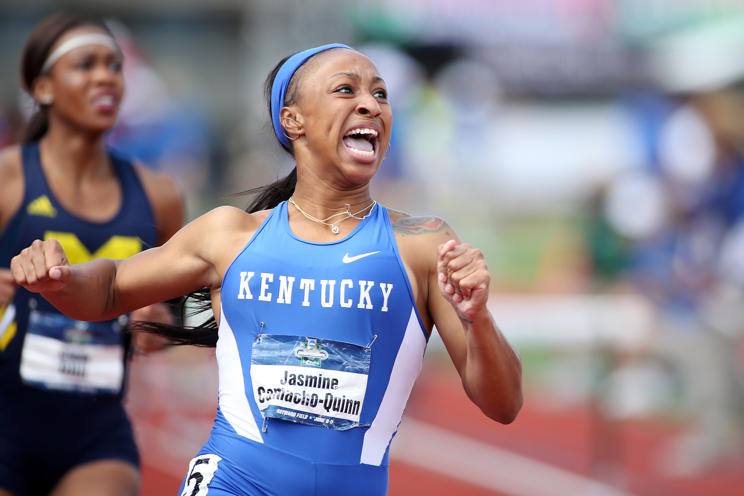 Camacho-Quinn wins 100m Hurdles, Leads UK to 11th at NCAAs