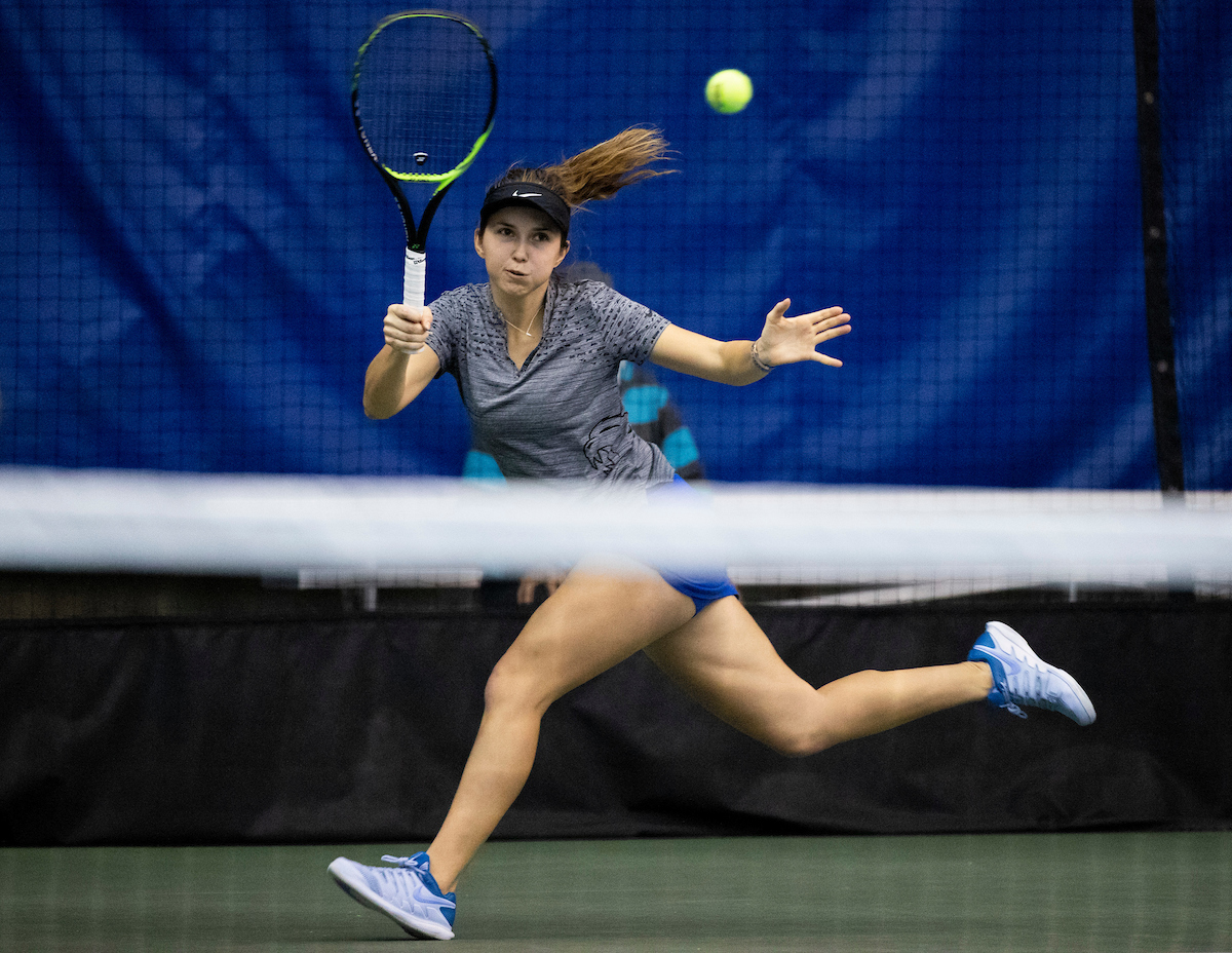 Justina Mikulskyte.

Kentucky beats South Florida 4-0.

Photo by Hannah Phillips | UK Athletics