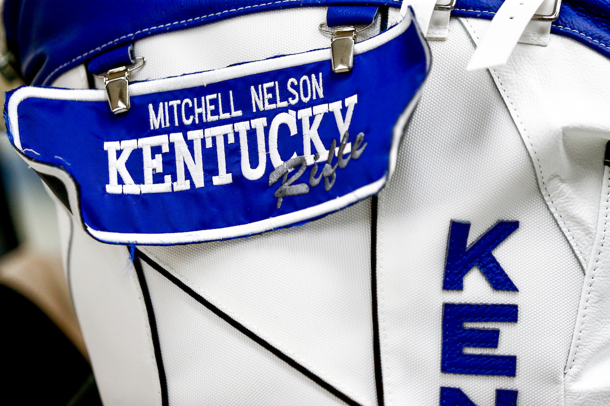 Mitchell Nelson. 

Kentucky Rifle vs Ole Miss. 

Photo by Eddie Justice | UK Athletics