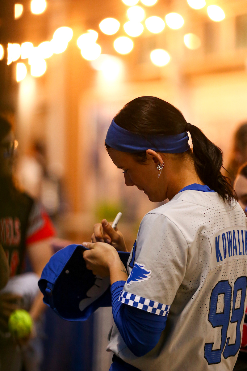 Kayla Kowalik.

Kentucky beats Mississippi State 7-3.

Photo by Grace Bradley | UK Athletics