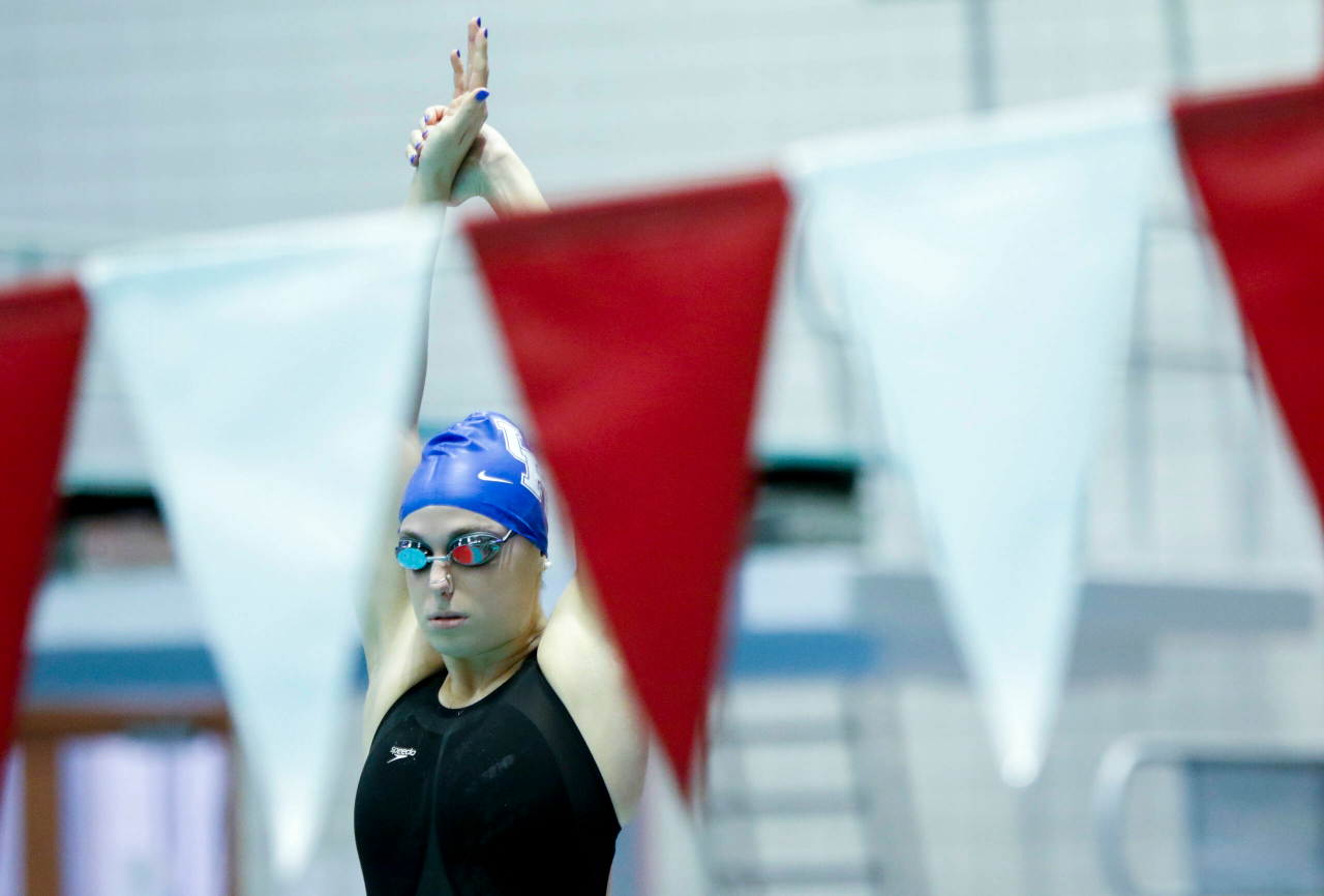 Photos from the afternoon portion of the final day of the 2019 SEC Swimming and Diving Championships in the Gabrielsen Natatorium at the University of Georgia in Athens, Ga., on Saturday, Feb. 23, 2019. (Casey Sykes)