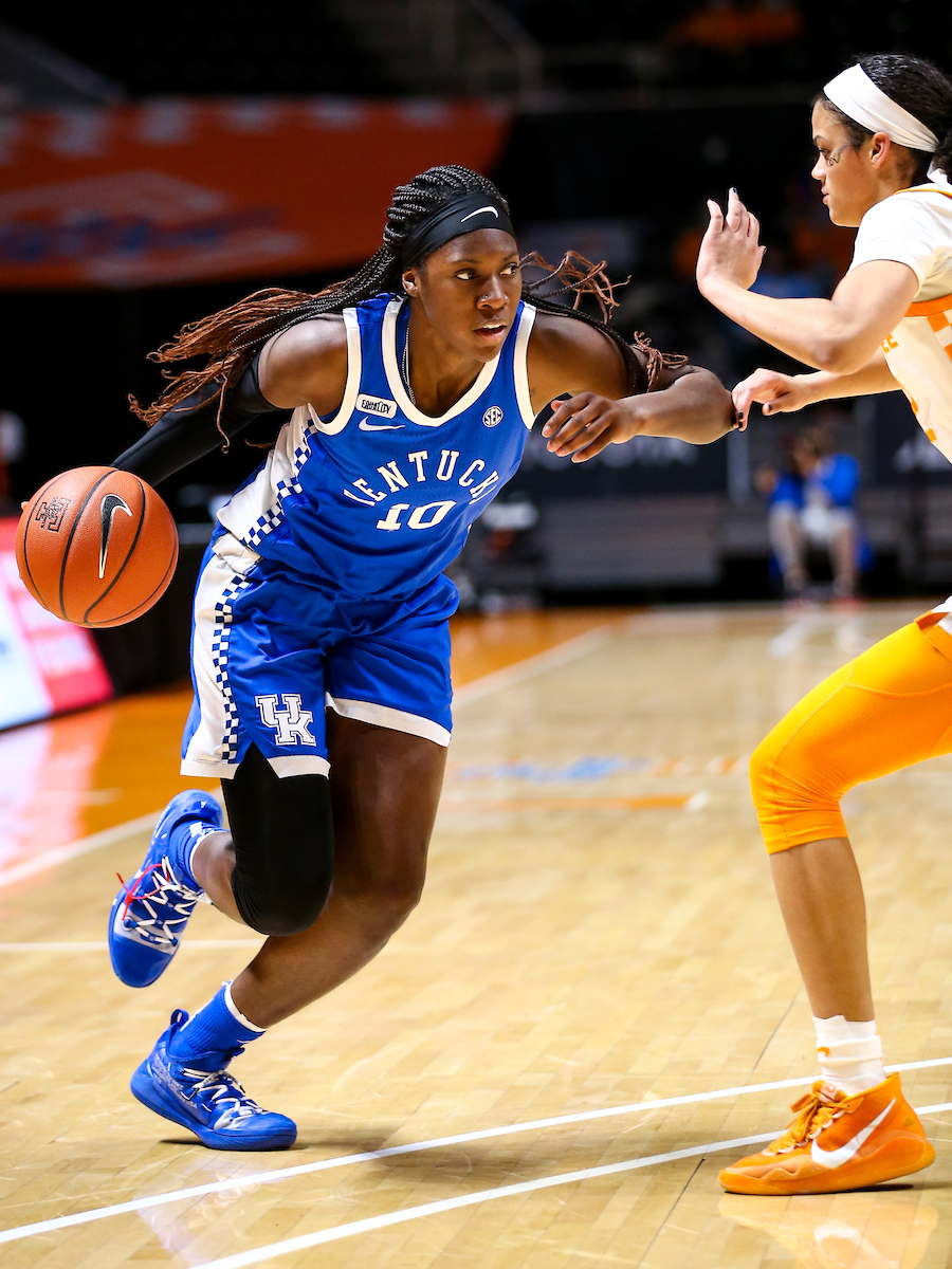 Rhyne Howard. 

Kentucky loses to Tennessee 70-53.

Photo by Eddie Justice | UK Athletics