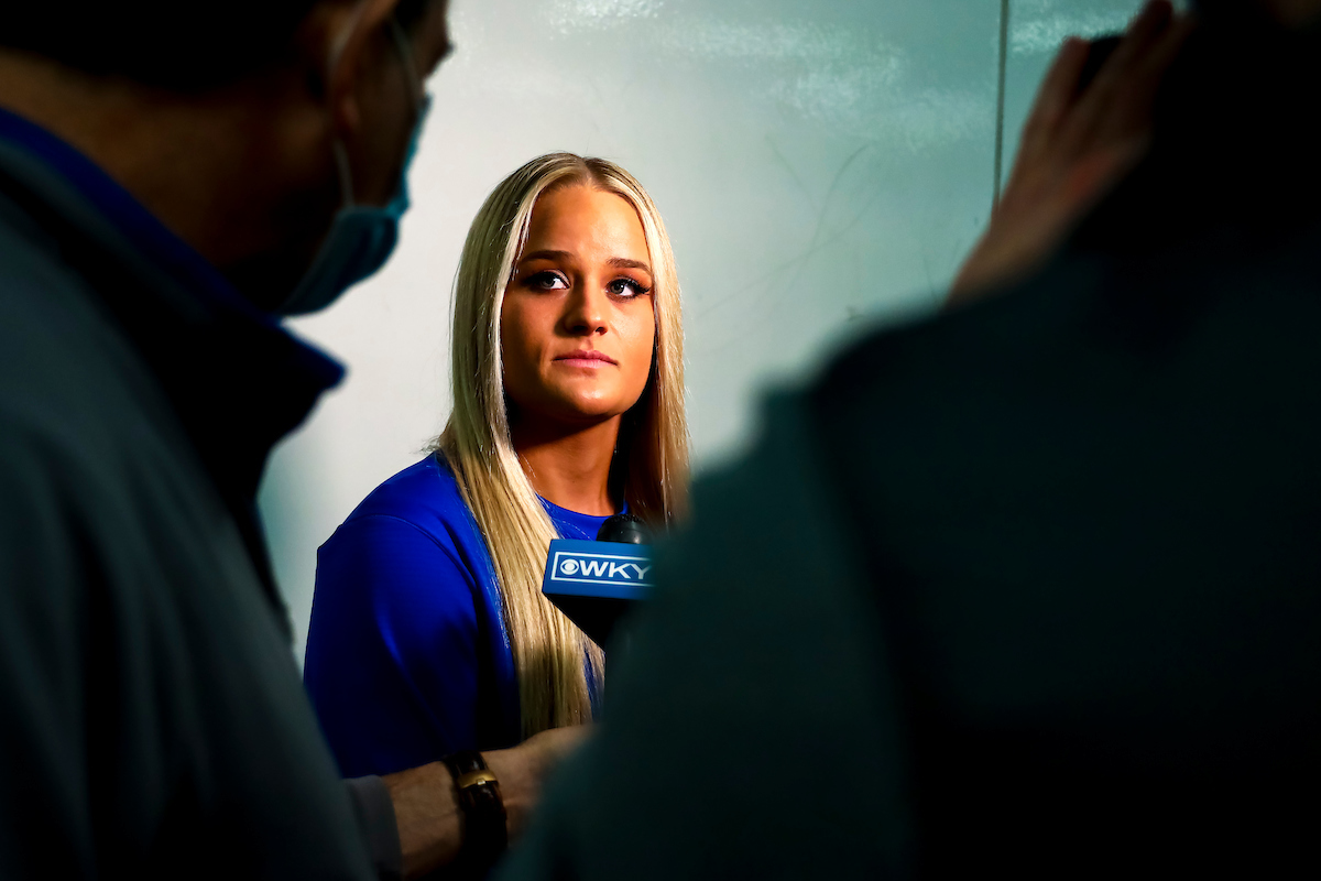 Lauren Johnson.

Kentucky Softball and Baseball media day

Photo by Eddie Justice | UK Athletics
