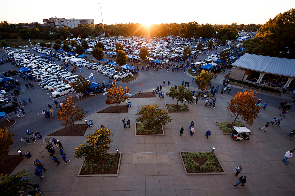 Kroger Field Parking Lot.