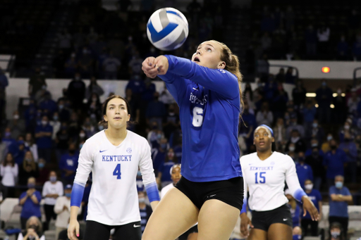 Eleanor Beavin.

Kentucky beat Arkansas 3-2. 

Photos by Chet White | UK Athletics