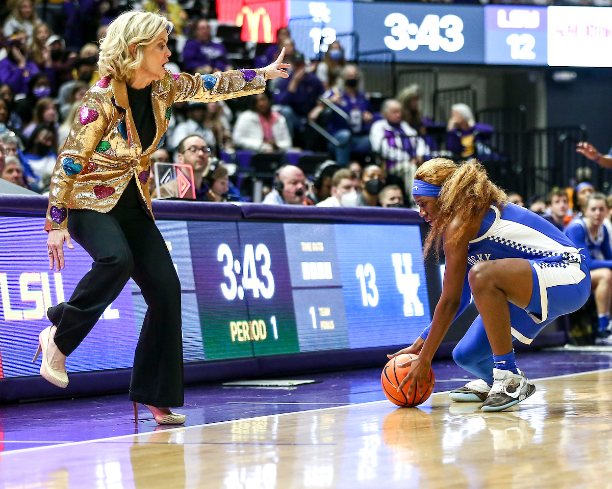 Rhyne Howard.

Kentucky loses to LSU 78-69.

Photo by Grace Bradley | UK Athletics