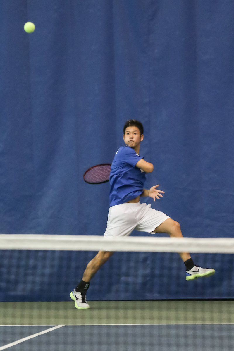 Ryo Matsumura. 

Kentucky men's tennis hosts Notre Dame.

Photo by Eddie Justice | UK Athletics