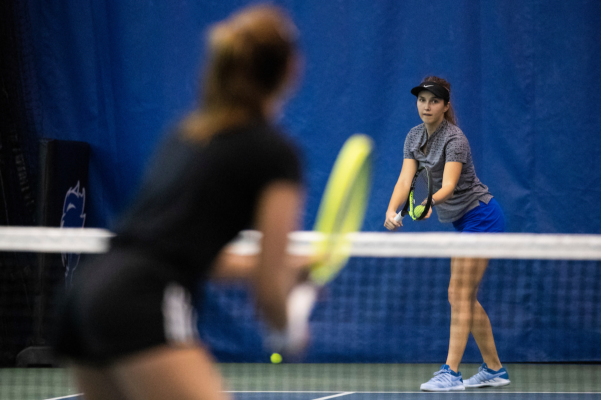 Justina Mikulskyte.

Kentucky beats South Florida 4-0.

Photo by Hannah Phillips | UK Athletics