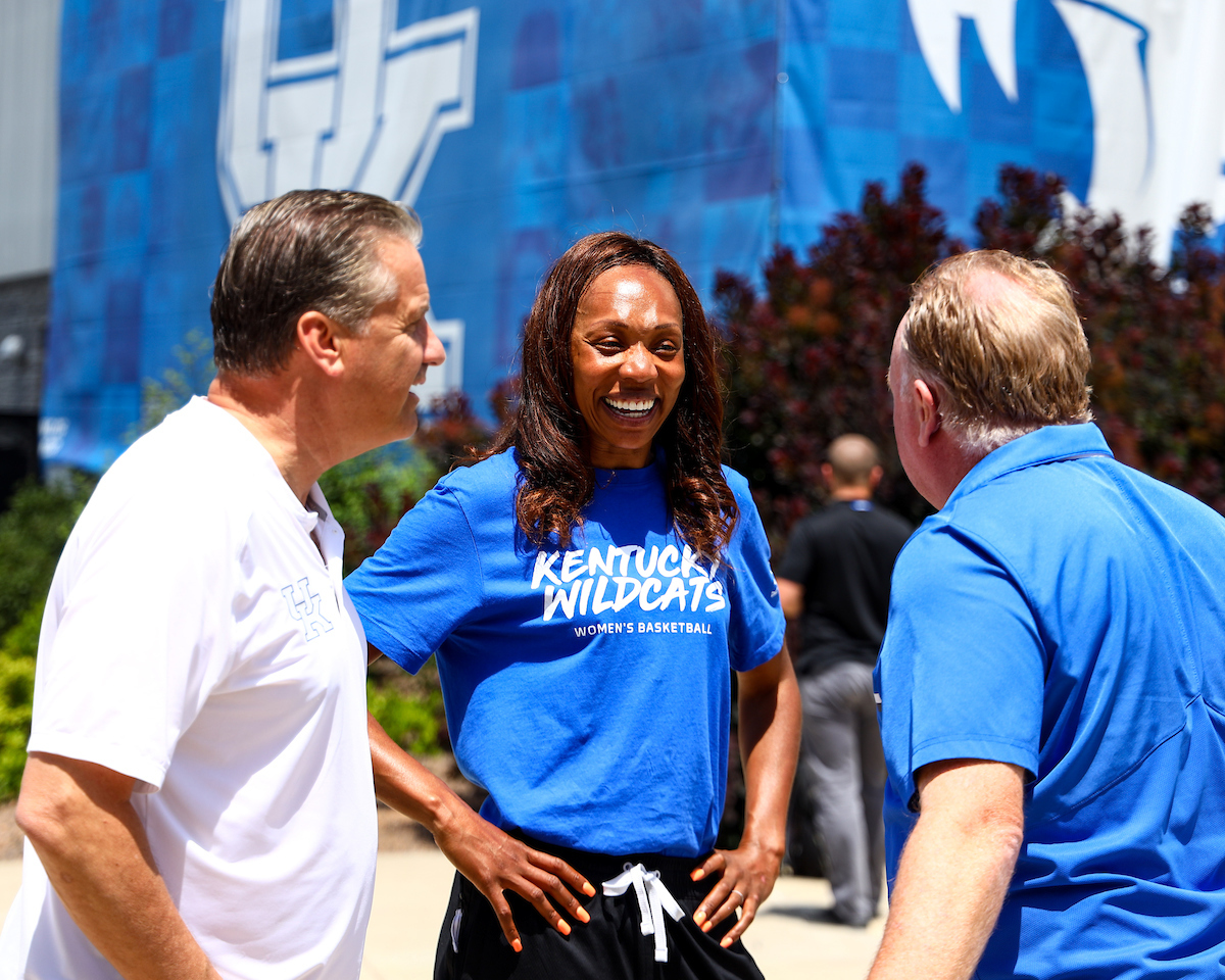 John Calipari. Kyra Elzy. Mark Stoops. 

Juneteenth Luncheon.

Photo by Eddie Justice | UK Athletics