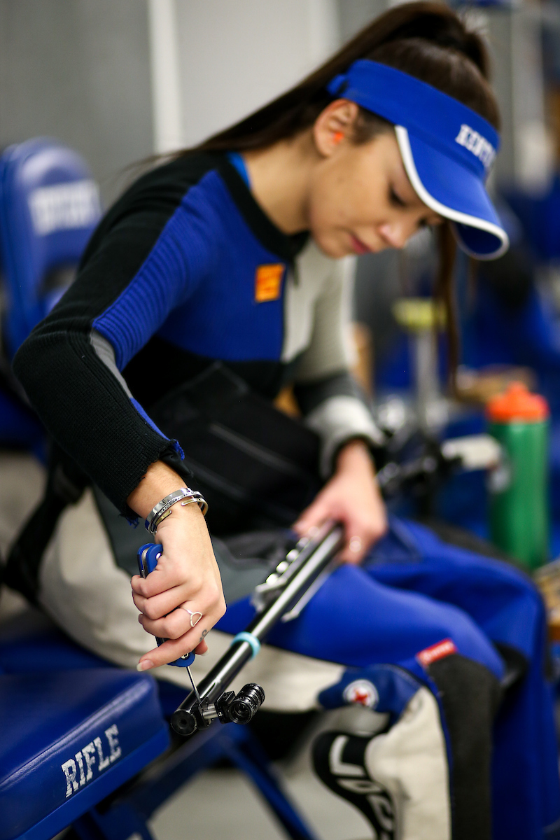 Ruby Gomes. 

Kentucky beat Memphis. 

Photo by Eddie Justice | UK Athletics
