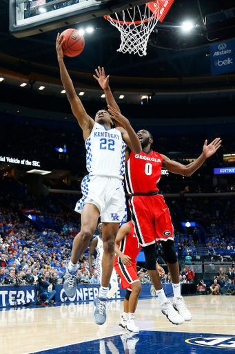 Shai Gilgeous-Alexander.

The University of Kentucky men's basketball team beat Georgia 62-49 in the quarterfinals of the 2018 SEC Men's Basketball Tournament at Scottrade Center in St. Louis, Mo., on Friday, March 9, 2018.

Photo by Chet White | UK Athletics