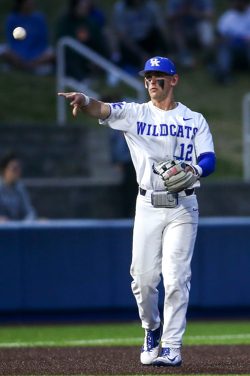 Chase Estep.

Kentucky beats Morehead 7-5.

Photo by Grace Bradley | UK Athletics