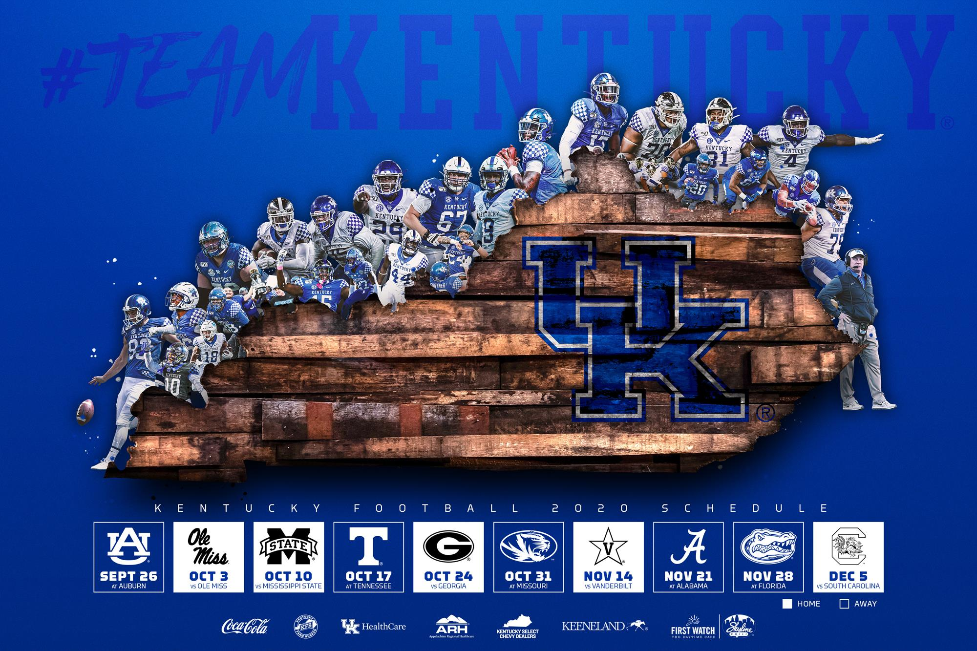 UK’s 2020 Football Schedule Announced