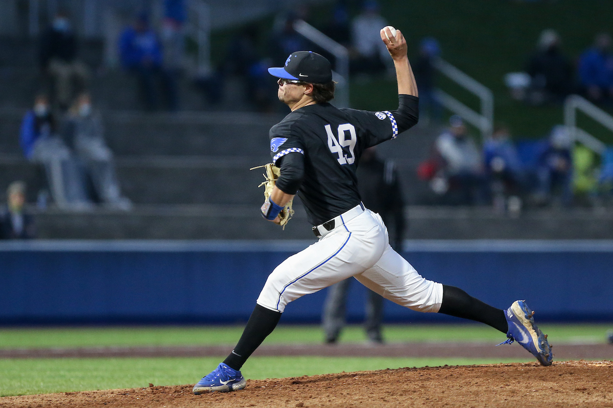 Austin Strickland.

Kentucky loses to Alabama 10 - 1.

Photo by Sarah Caputi | UK Athletics