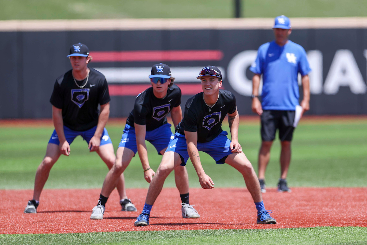 Baseball College World Series Friday Practice Photo Gallery