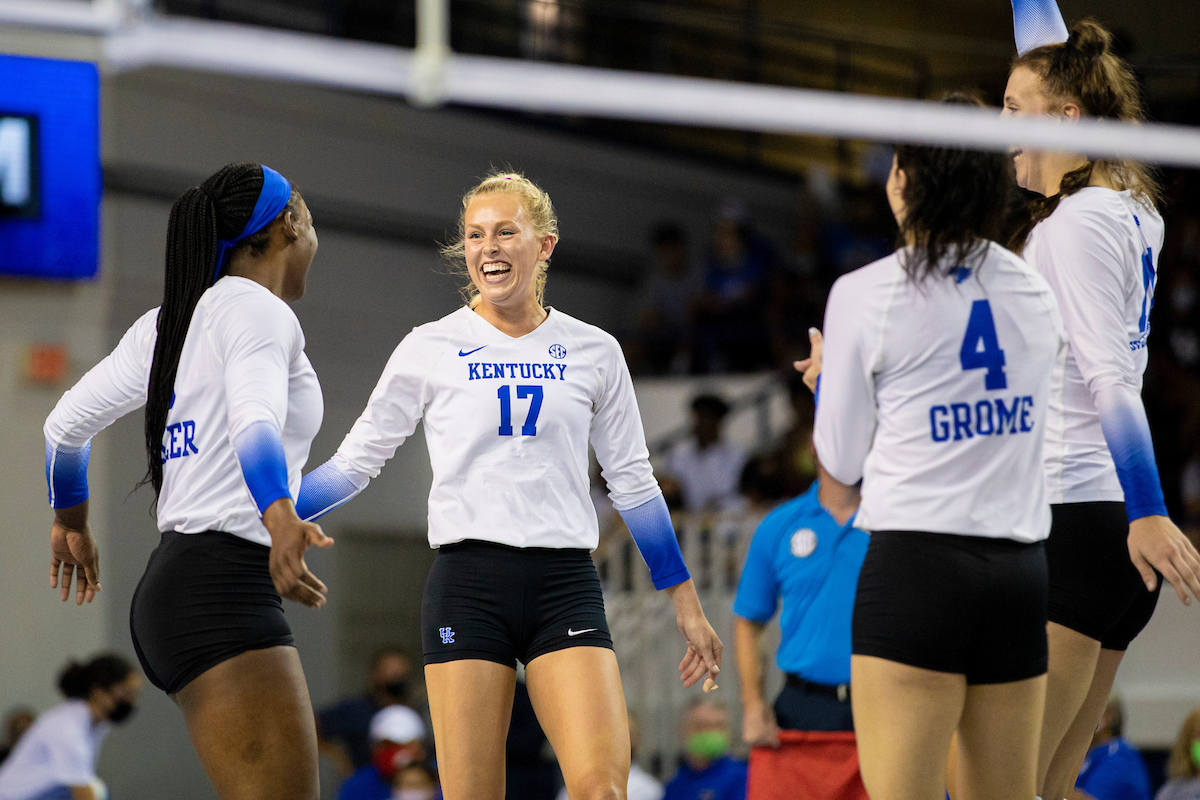 Alli Stumler.

Kentucky sweeps UNI 3-0.

Photo by Grant Lee | UK Athletics