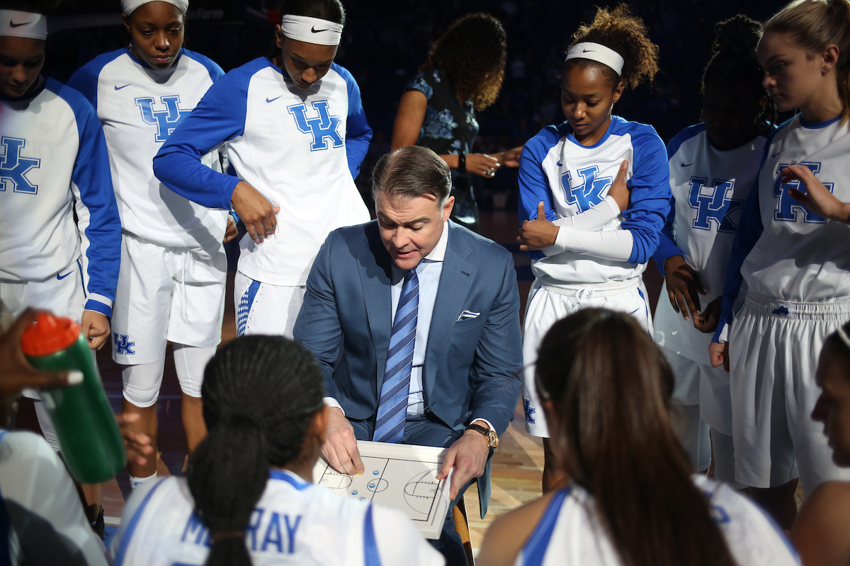 Matthew Mitchell

The University of Kentucky women's basketball team falls to Tennessee on Sunday, December 31, 2017 at Rupp Arena. 

Photo by Britney Howard | UK Athletics