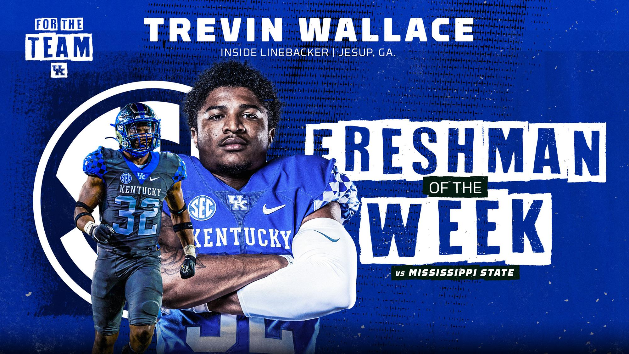 Trevin Wallace Named SEC Freshman of the Week