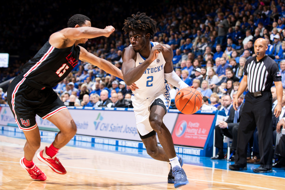 Kahlil Whitney.

Kentucky beat Lamar 81-56.

Photo by Chet White | UK Athletics