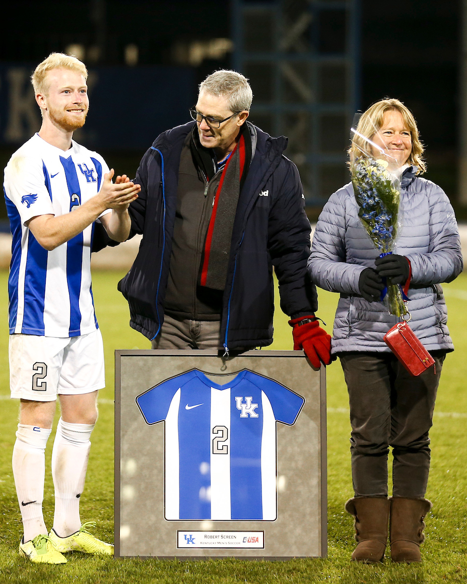 Robert Screen.

Kentucky MSOC Recognizes 14 Seniors.

Photo by Grace Bradley | UK Athletics