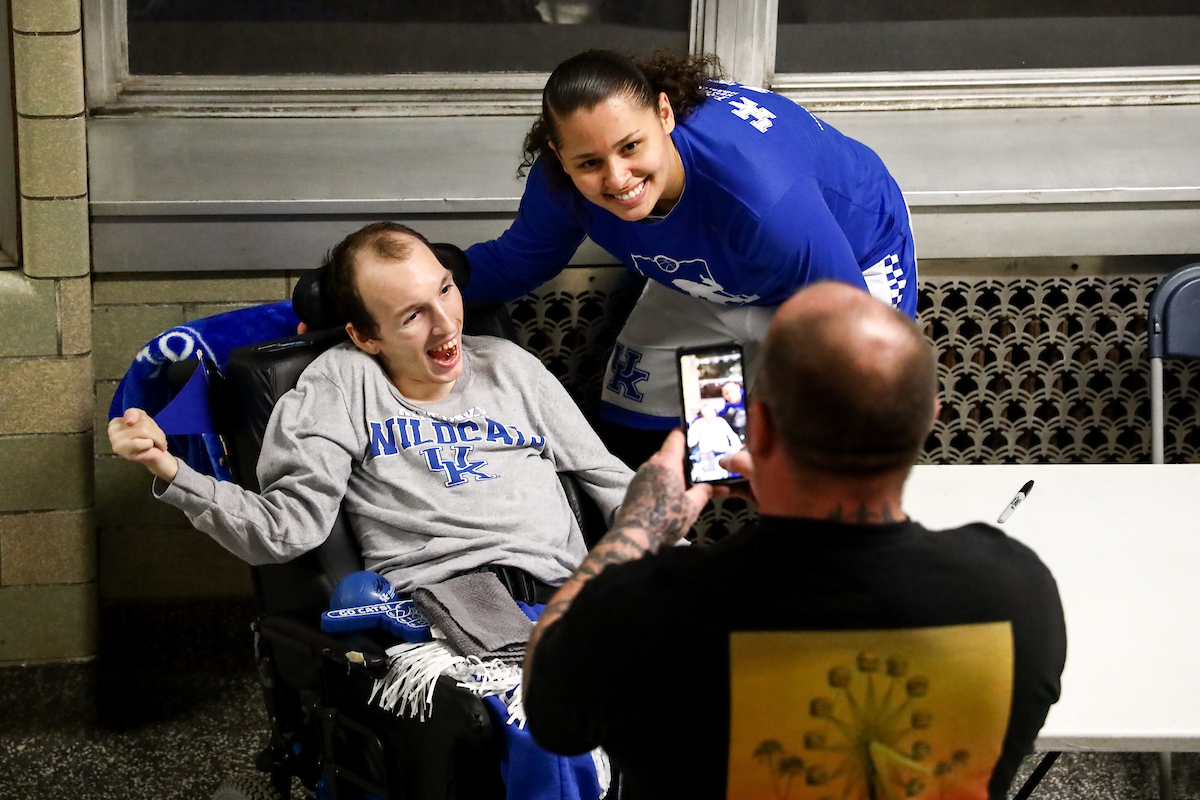 Sabrina Haines. 

Kentucky beat Mississippi State 73-62.

Photo by Eddie Justice | UK Athletics