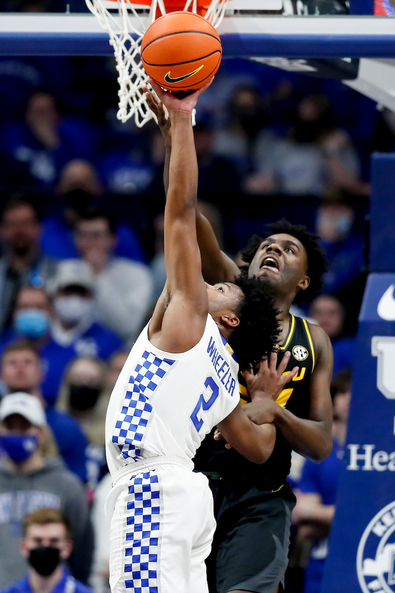 Sahvir Wheeler.

Kentucky beat Missouri 83-56.

Photos by Chet White | UK Athletics