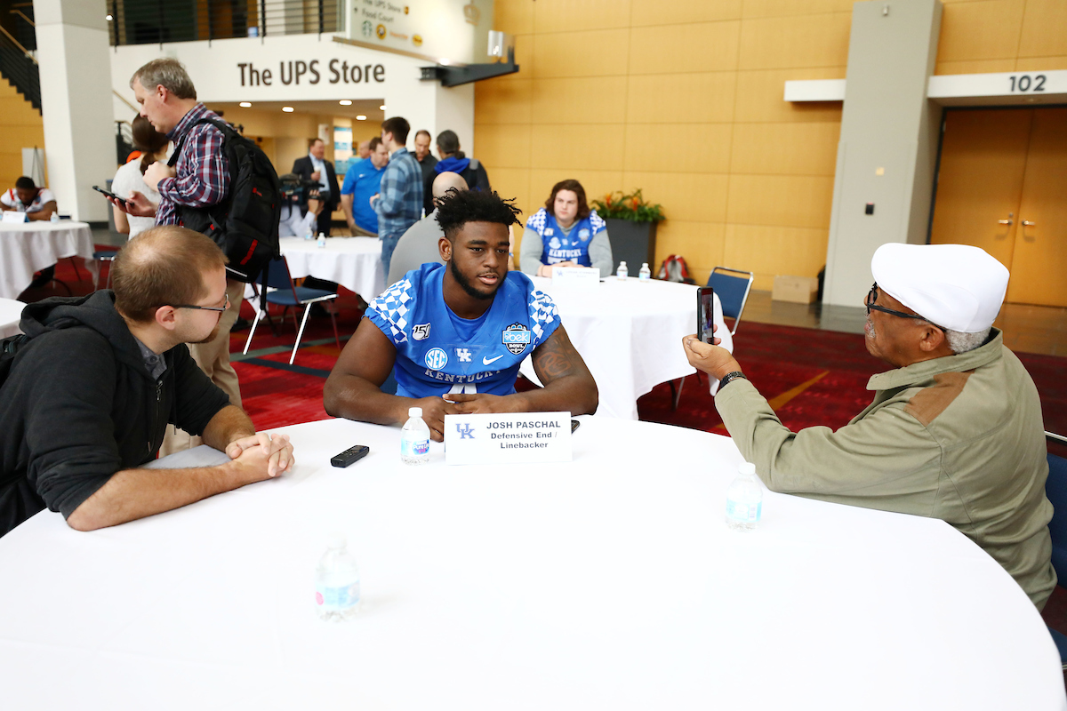 Josh Paschal
Belk Bowl Media Day

Photo by Britney Howard | Staff